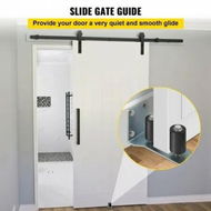 Detailed information about the product Gate Roller Guide Gate Roller w/90æŽ³ Bracket 3éˆ¥?Black Nylon Roller-2Pack