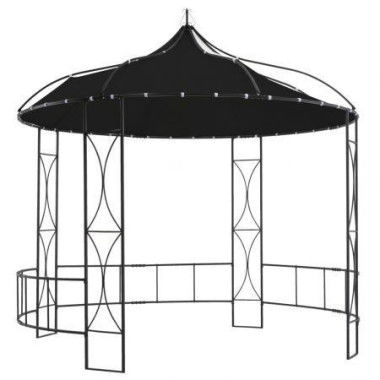 Gazebo 300x290 Cm Anthracite Round