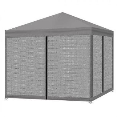 Gazebo 3x3m Pop Up Marquee Grey
