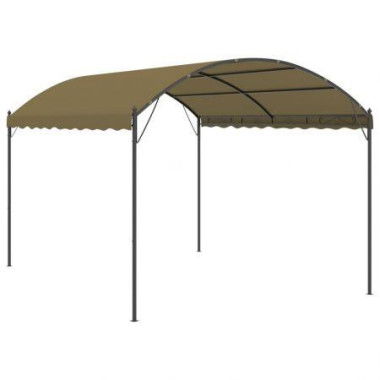 Gazebo 4x3x2.6 M Taupe 180 G/m