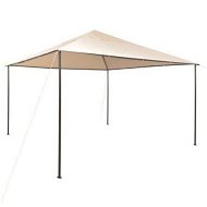 Detailed information about the product Gazebo Pavilion Tent Canopy 4x4 m Steel Beige