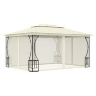 Detailed information about the product Gazebo With Nets 300x400x265 Cm Cream