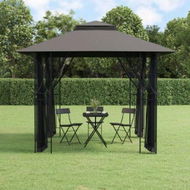 Detailed information about the product Gazebo With Sidewalls Anthracite 300x300x270 Cm Steel