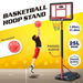 Genki 1.05-1.65m Kid Portable Basketball Hoop Stand Backboard Net Ring Ball Set.. Available at Crazy Sales for $69.96