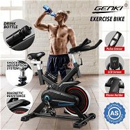 Detailed information about the product Genki Exercise Bike Magnetic Spin Bike Stationary Bike Indoor Cycling Home Gym Bike