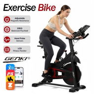 Detailed information about the product Genki Fitness Spin Bike Indoor Cycling Stationary Bicycle Home Exercise Adjustable Magnetic Workout Aerobic Trainer Pedal Gym Equipment Bluetooth App