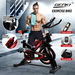 Genki Indoor Cycling Exercise Bike Stationary Spin Bicycle Shock Absorbing Training Red. Available at Crazy Sales for $199.97