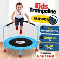 Detailed information about the product Genki Kids Trampoline Small Exercise Home Gym Fitness Equipment Indoor Workout Rebounder Jumping Mat