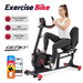 Genki Recumbent Bike Stationary Bicycle Fitness Exercise Home Indoor Cycling Adjustable Magnetic Aerobic Workout Pedal Trainer Equipment Bluetooth App. Available at Crazy Sales for $249.95