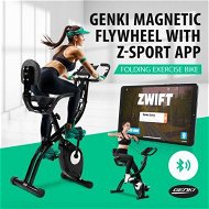 Detailed information about the product Genki Spin X-Bike Magnetic Exercise Bike Upright Recumbent Bicycle 100 Resistance Bluetooth App Heart Rate
