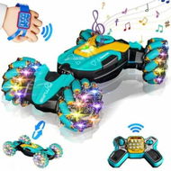 Detailed information about the product Gesture Sensing 4WD 360 Degree Rotating,2.4Ghz RC Twist Car with Light and Music for Kids Ages 6+