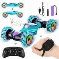 Detailed information about the product Gesture Sensing Stunt Remote Control Car 360 Degree Rotating 4WD 2.4Ghz RC Transform Car Toys with Light & Music for Boys 4-7