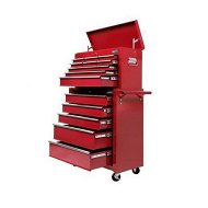 Detailed information about the product Giantz 14 Drawer Tool Box Cabinet Chest Mechanic Garage Storage Trolley Red