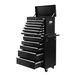 Giantz 15 Drawers Tool Chest Trolley Toolbox 2-in-1 Storage Black. Available at Crazy Sales for $379.95