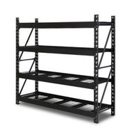 Detailed information about the product Giantz 2Mx2M Garage Shelving Warehouse Rack Pallet Racking Storage Shelve Black