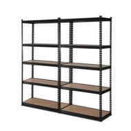 Detailed information about the product Giantz 2x1.5M Garage Shelving Warehouse Rack Pallet Racking Storage Shelve Black