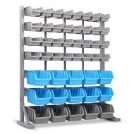 Detailed information about the product Giantz 47 Storage Bin Rack Wall Mounted Steel Stand