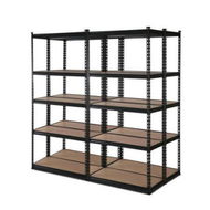 Detailed information about the product Giantz 4x1.5M Garage Shelving Warehouse Rack Pallet Racking Storage Shelve Black