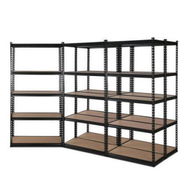 Detailed information about the product Giantz 5x1.8M Garage Shelving Warehouse Rack Pallet Racking Storage Shelve Black