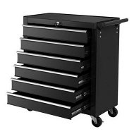 Detailed information about the product Giantz 6 Drawer Tool Box Cabinet Chest Trolley Cart Garage Toolbox Storage