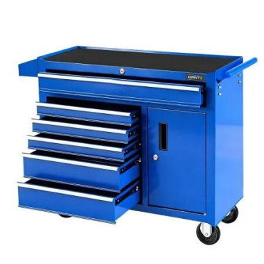 Giantz 6 Drawer Tool Chest Trolley Cabinet Cart Toolbox Storage Organiser Wheels