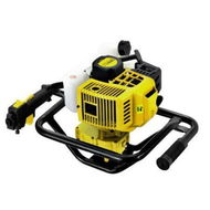 Detailed information about the product Giantz 92CC Post Hole Digger Motor Only Petrol Engine Yellow