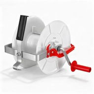 Detailed information about the product Giantz Electric Fence Reel Geared Portable Polywire Fencing Farm White