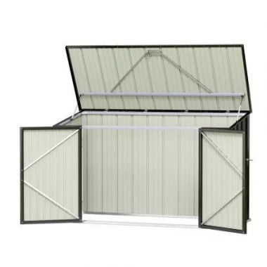 Giantz Garden Shed 2.22x0.91M Bike Sheds Outdoor Storage Tool Workshop House Shelter Double Door