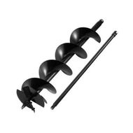 Detailed information about the product Giantz Post Hole Digger Auger Drill Bit 200mm with 80cm Extension Shaft Black
