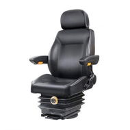 Detailed information about the product Giantz Tractor Seat Forklift Excavator Truck Universal Backrest Chair PU Leather