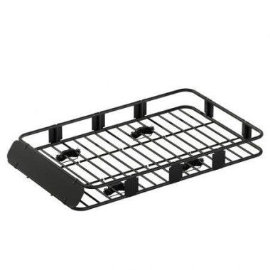 Giantz Universal Car Roof Rack Basket Luggage Vehicle Cargo Carrier 160cm Black