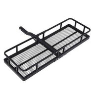 Detailed information about the product Giantz Universal Car Roof Rack Foldable Hitch Basket Cargo Carrier 152cm Black