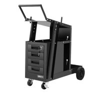 Detailed information about the product Giantz Welding Trolley Cart 4 Drawer MIG TIG ARC Welder Plasma Cutter