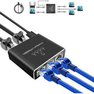 Detailed information about the product Gigabit Ethernet Splitter 1 to 4 High Speed, Internet Splitter 1000Mbps, LAN Splitter with USB Power Cable, RJ45 Splitter for Cat5/5e/6/7/8 Cable