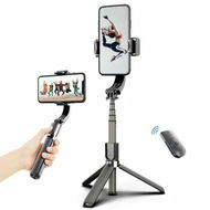 Detailed information about the product Gimbal Stabilizer Selfie Stick Tripod Phone 5-Section Remote Shutter Clamp Smart Rotatable 3-in-1 Portable Video Photography