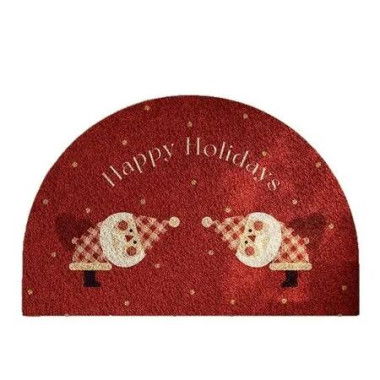 Gingerbread Story 40x60cm Semicircular Christmas Floor Mat