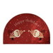 Gingerbread Story 40x60cm Semicircular Christmas Floor Mat. Available at Crazy Sales for $9.99