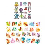 Detailed information about the product Girls Clothing Label And Alphabet Wall Sticker Wardrobe Classification Tips Storage Organizing Nursery Room Decor