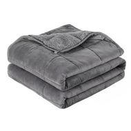 Detailed information about the product Giselle 6.8KG Weighted Blanket Adults Kid Anti Anxiety Gravity Blankets Sherpa Fleece