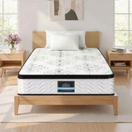 Detailed information about the product Giselle Bedding 30cm Mattress Pocket Spring Medium Firm Foam Euro Top King Single