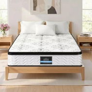 Detailed information about the product Giselle Bedding 30cm Mattress Pocket Spring Medium Firm Foam Euro Top Queen