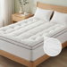 Giselle Bedding Double Mattress Topper 5cm Coral Fleece. Available at Crazy Sales for $69.95