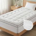 Giselle Bedding King Single Mattress Topper 5cm Coral Fleece. Available at Crazy Sales for $59.95
