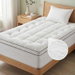 Giselle Bedding Single Mattress Topper 5cm Coral Fleece. Available at Crazy Sales for $59.95