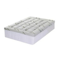 Detailed information about the product Giselle Mattress Topper 11cm Pillowtop toppers Bamboo Double