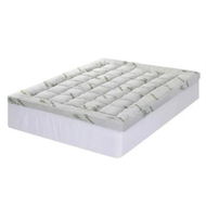 Detailed information about the product Giselle Mattress Topper 11cm Pillowtop toppers Bamboo Queen