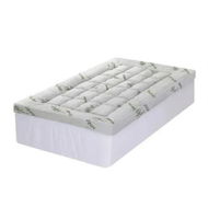 Detailed information about the product Giselle Mattress Topper 11cm Pillowtop toppers Bamboo Single
