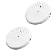 Detailed information about the product Glass Break Sensor Alarm 125dB Ultra, Slim Wireless Glass Break Detector Window Alarm Vibration Sensor for Home Window and Door Security, 2 Pack