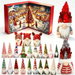 Gnome Advent Calendar 2026, 24 Day Christmas Advent Calendar with 24 Gnome Doll, Countdown and Surprise Holiday Decor Collectible Calendar Gift. Available at Crazy Sales for $34.95