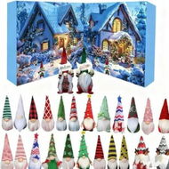 Detailed information about the product Gnome Advent Calendar Handcrafted Dwarf Gnomes Advent Calendar 24 Days of Holiday Surprises with 24 Handmade Gnome Decors for Xmas Tree Hanging Ornaments